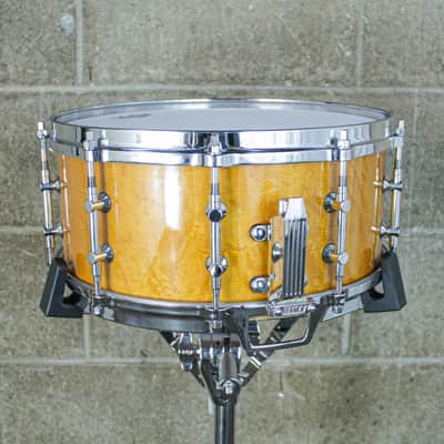 Tama Gladstone Artwood Snare Drum – 6.5" x 14" – Birdseye Maple – Mid 80s (1986–87) – AW546 image 3