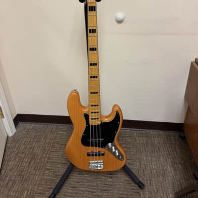 Squier Vintage Modified 70s Jazz Bass Maple Fingerboard Natural 2016 image 2