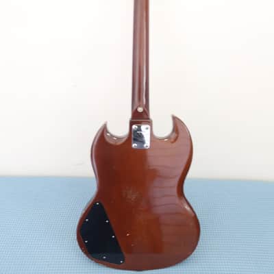Vintage 1970s Columbus Ibanez Lawsuit EB-3 SG MIJ Electric Bass Guitar Hi Quality image 2