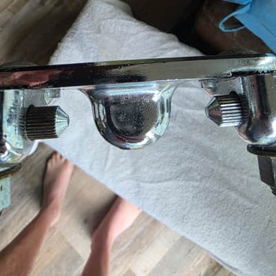 Ludwig Double Tom Holder/Arms 781-2  60s-70s - Chrome image 7