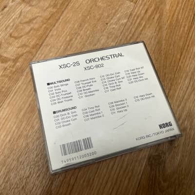 Korg 01/w / 01r/W | XSC-2S Orchestral | PCM Wavefrom + Data Card set BOXED image 6