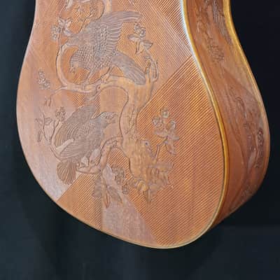 Blueberry NEW IN STOCK Handmade Dreadnought Guitar Eagles image 9