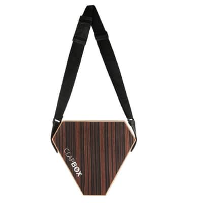 Clapbox Travel Cajon Zebrawood With Carry Bag image 4