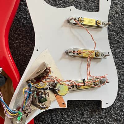 Fender Fender Stratocaster with Orig early 90's Eric Clapton Model Electronic 2000 - Red image 19