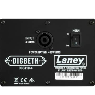 Laney DBC410-4 DIGBETH Series 400W Compact Bass 4 x 10" Cabinet Amplifier image 4