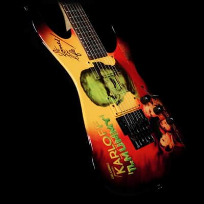 ESP Custom Shop Kirk Hammett Signature KH-2 Karloff Mummy Graphic Rare 1997 image 15