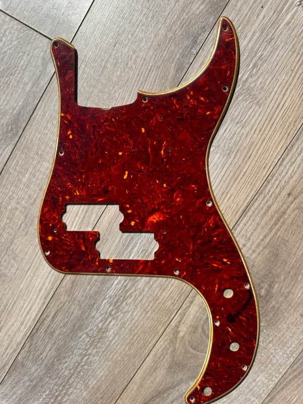 62 Fender Precision Tortoise vintage Celluloid 60's USA RI pickguard 68 71 image 1