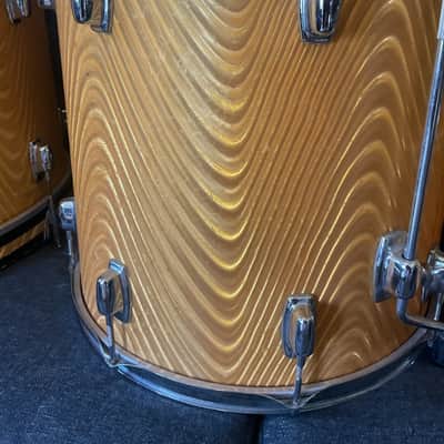 Ludwig Standard Gold Astro Drum Kit 4 Piece 1971 image 19