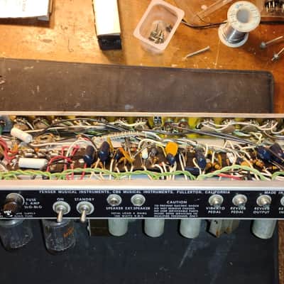 1974 Fender Dual Showman Reverb with Amp Cover image 17