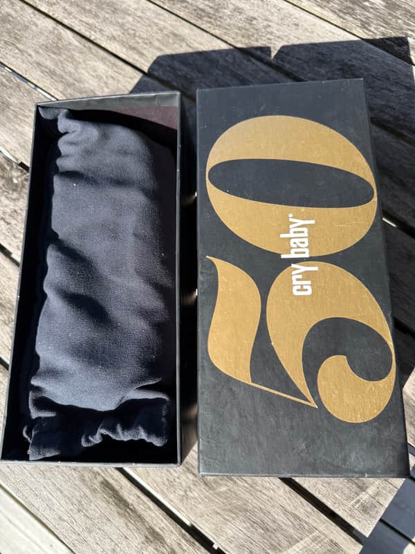 Jim Dunlop 50th Anniversary Gold Plated Cry Baby Wah image 1