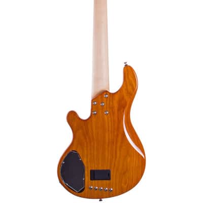Lakland 55-94 Deluxe 5 String Translucent Amber image 3