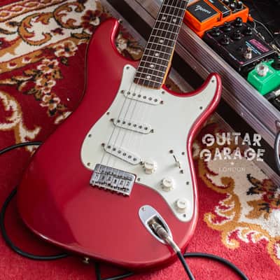 1981 Fender USA Stratocaster Hardtail Burgundy Mist refin - original pickups - original hardcase image 1