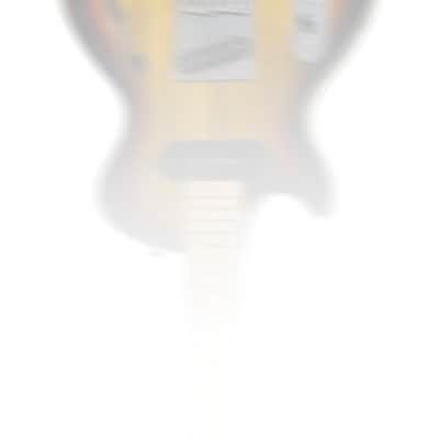 BootLegger Guitar Single Barrel Brown Red Black Burst Custom Case & Flask P90 & Single Coil image 10