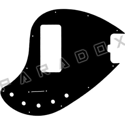 Custom Pickguard For 2001 - Present Made in America Ernie Ball Music Man StingRay 5 H with Piezo - Black/White/Black .090" image 1