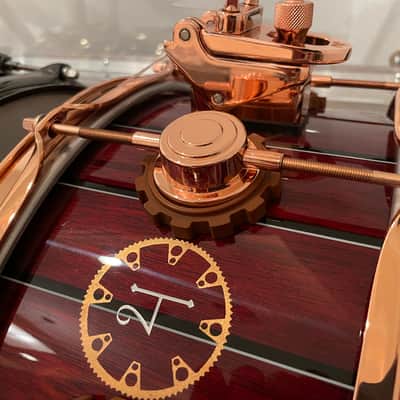 Neil Peart Rush Evolution Snare Drum Collection total of 4 Snares ORIGINAL ALL MATCHING serial numbers image 8