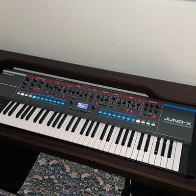 Roland Juno-X 61-Key Programmable Polyphonic Synthesizer 2022 - Present - Black image 1