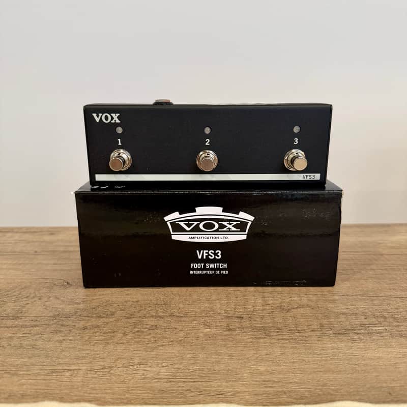 Vox VFS3 3-Button Mini GO Footswitch - Black image 1