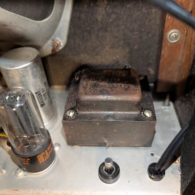 1968 Fender Champ-Amp AA764 "Drip Edge" Silverface Vintage Tube Amplifier – Original Transformer, Original Speaker, Original Fender Cover (From Corona) image 11
