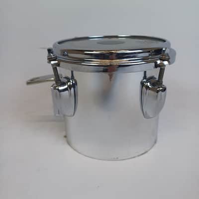 *Slingerland 5.5x6" Concert Tom Drum Chrome Wrap 100 Series Sonatube Vintage 80s image 2