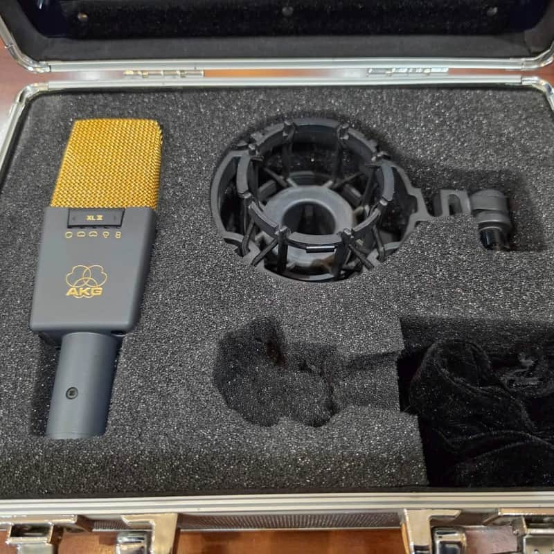 AKG C414 B XLII Condenser Microphone w/ Case & Accessories image 1