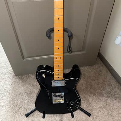 Fender Vintera '70s Telecaster Custom with Maple Fretboard 2019 - 2023 - Black image 1
