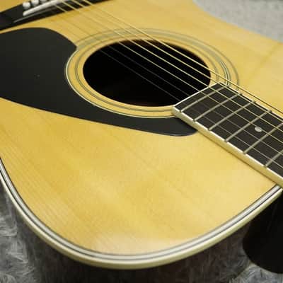 Vintage 1980's Yamaha FG-200D Orange Label Acoustic Guitar Made in Japan image 6