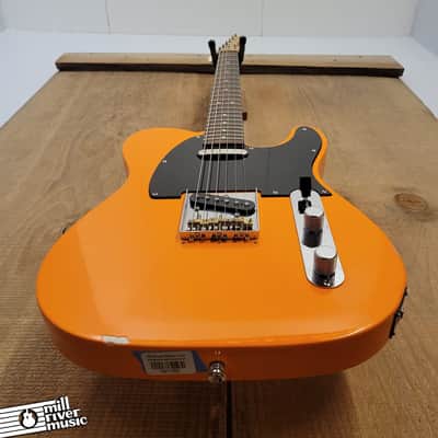 Squier Telecaster Competition Orange Upgraded Used image 7