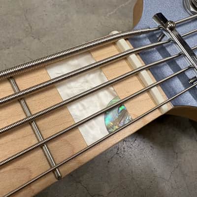 Lakland Skyline 55-02 Custom - Ice Blue Metallic image 5