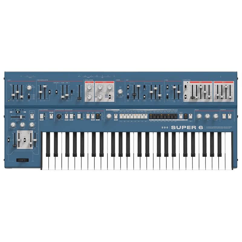 UDO Audio Super 6 12-Voice Polyphonic Binaural Analog-Hybrid Synthesizer image 1