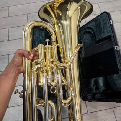 Yamaha YEP-642II Neo Compensating Euphonium 2010s - Lacquered Brass image 5