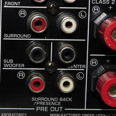 Yamaha RX-V1400 receiver wtih phono input and pre outs and remote image 7