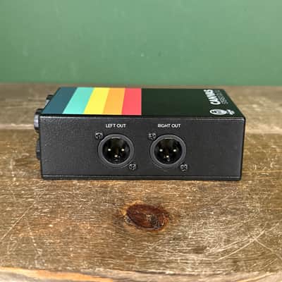 Walrus Audio Canvas Stereo Dual Line Isolator Direct Box 2022 - Present - Black w/ Rainbow Graphic image 4