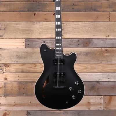 EVH SA-126 Special Semi-Hollow Electric Guitar Stealth Black w/  Case image 4