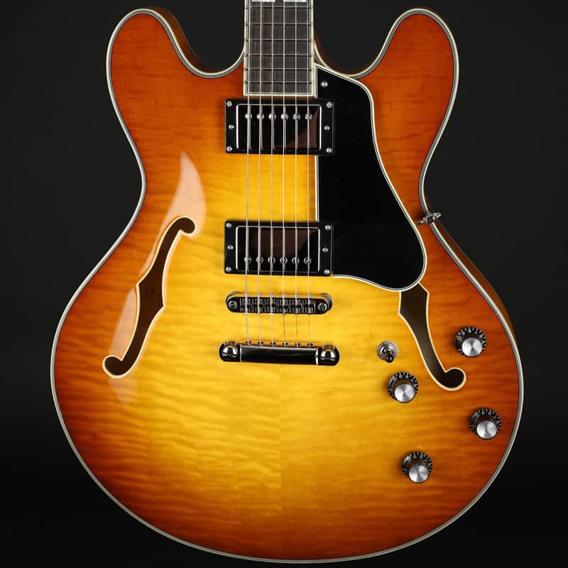 Eastman Eastman T486-GB 16" Thinline, Pickups in with Case #P2...