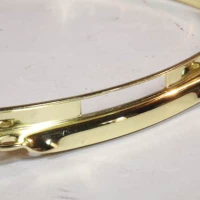 World Max 14" Brass Plated Steel Snare Side hoop 8 lug #2 image 4