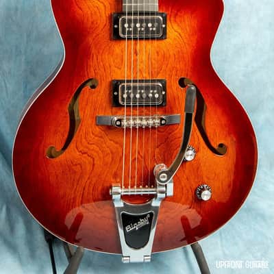 Godin 5th Ave Uptown T-Armond Havana Burst SF Electric Guitar No Bag/Case image 2
