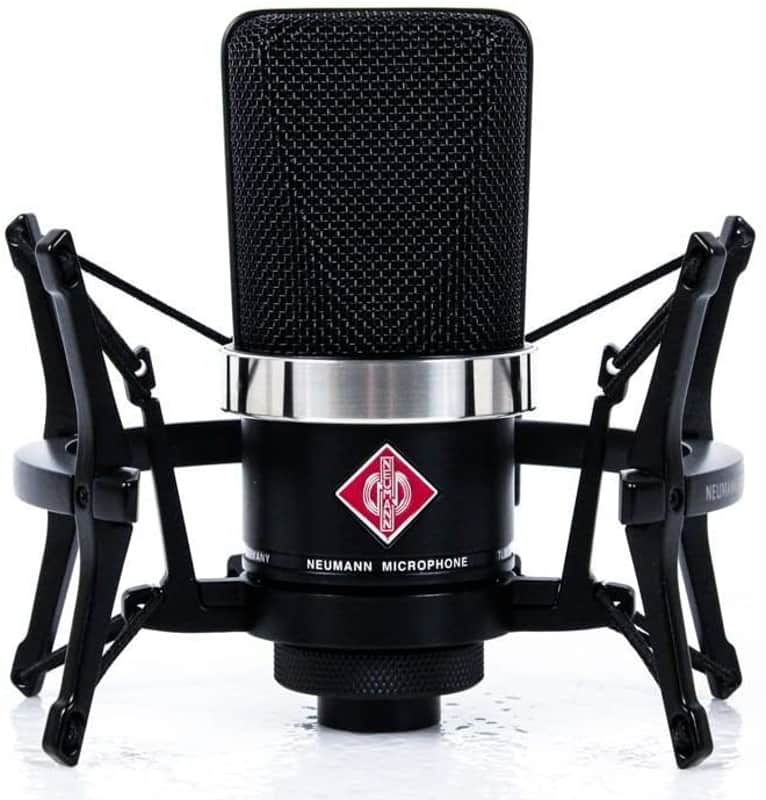 Neumann TLM 102 mt Condenser Microphone Matte Black Studio Set image 1