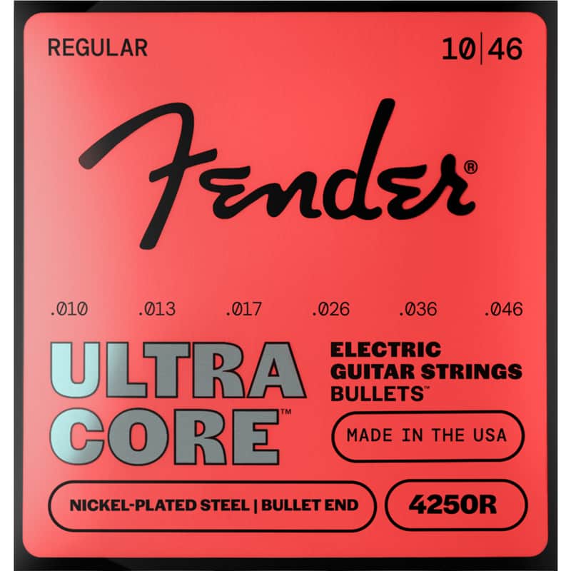 Fender 4250 Ultracore Nickel Bullet End Electric Guitar Strings .010-.046 image 1