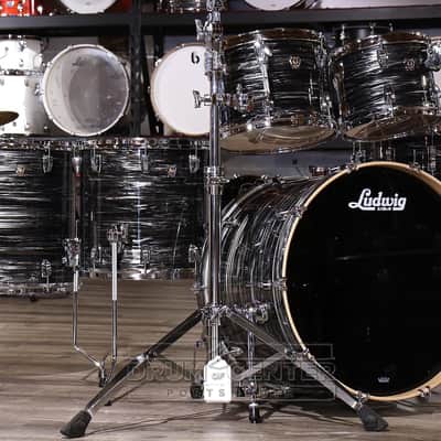 Ludwig Keystone X 6pc Drum Set Vintage Black Oyster image 1
