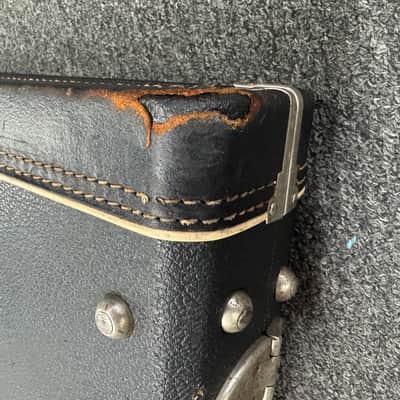 Fender Stratocaster Telecaster Case Vintage Tail Logo 1968-1975 - Black image 15