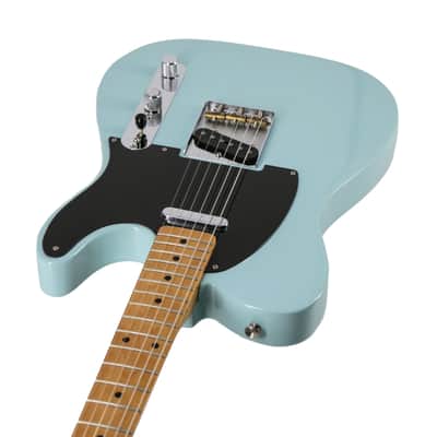 Fender Vintera 50s Telecaster Modified Electric Guitar, Maple Fretboard, Daphne Blue, MX1904XXXX image 2