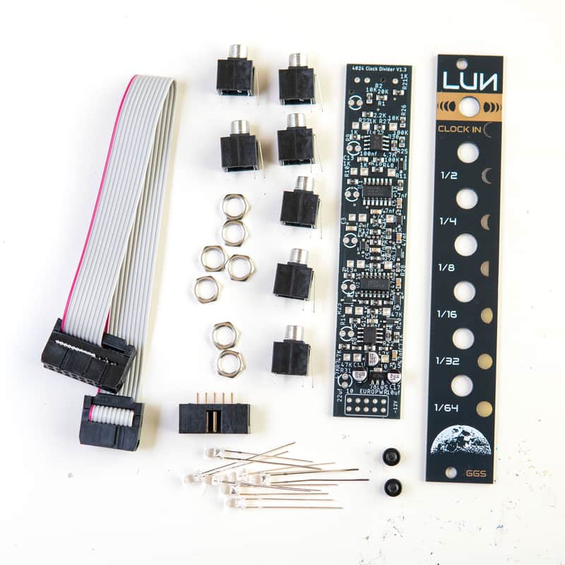 LUN | Clock Divider | DIY Eurorack Full Kit | 4HP image 1