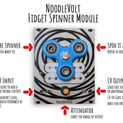 NoodleVolt - Fidget Spinner Eurorack Module v1.0 2021 image 1
