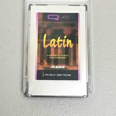 Alesis "Latin" Q Card for Quadrasynth/QS/QSR Keyboard/Module series - (fair offer??)