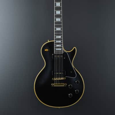 Gibson Custom Shop 1954 Les Paul Custom Staple Pickup Reissue - VOS Ebony image 3