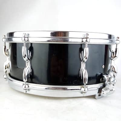 Premier 5x14"Super/Royal Ace Snare Drum Black Wrap Vintage 50s 2000 Pre-Elite UK image 6