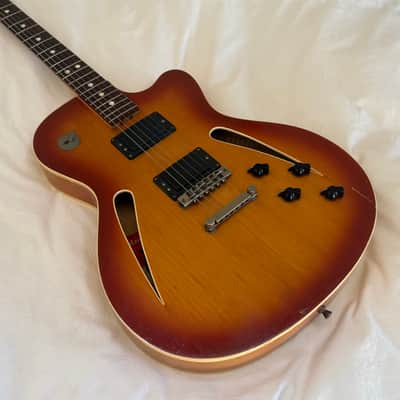 Vintage Defil Jowita Hollow Body Electric Guitar - Made in Europe - Free Pro Setup image 4