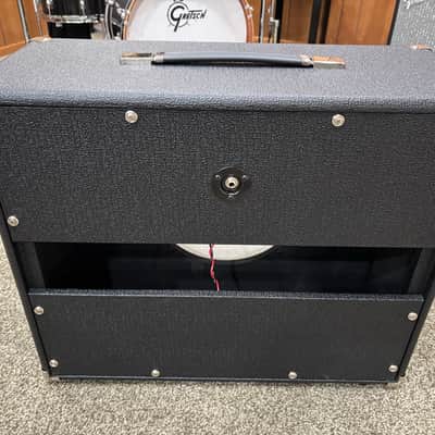 VBoutique USA V-Cab 1x12 (empty) 2024 - Rough Black Tolex/White Grill Cloth image 3