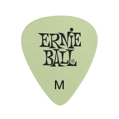Ernie Ball Cellulose Guitar Picks - Medium Super Glow - 12 Pack image 1