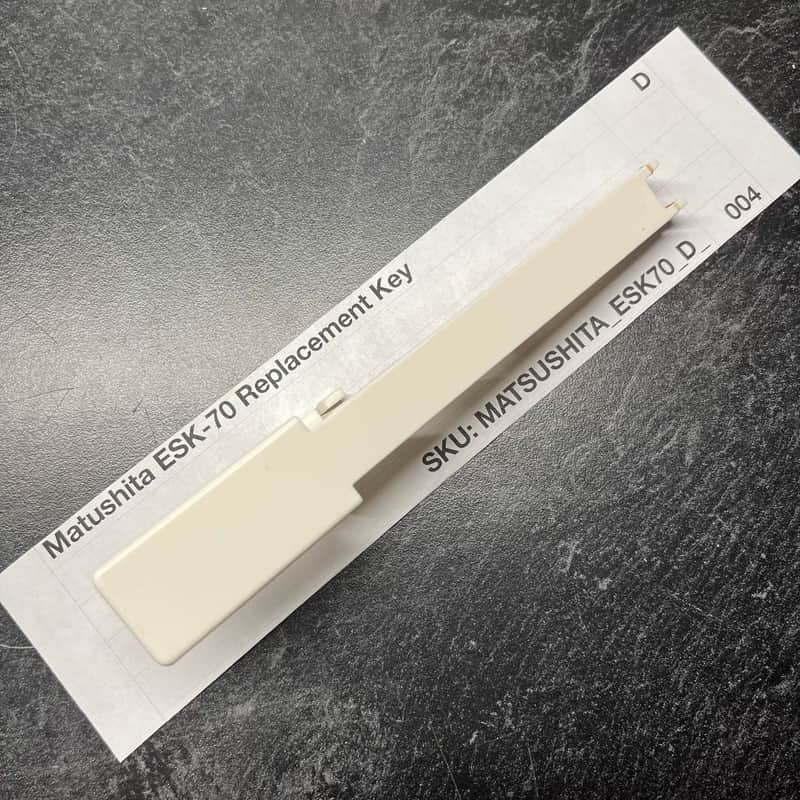 ORIGINAL Matsushita Replacement D Key (ESK-70 Keybeds) for Korg Polysix/Poly-61/Poly-800/DW-6000, Memorymoog, Oberheim OB-8, Prophet-600, Akai AX-60, Kawai SX-210/240, etc image 1